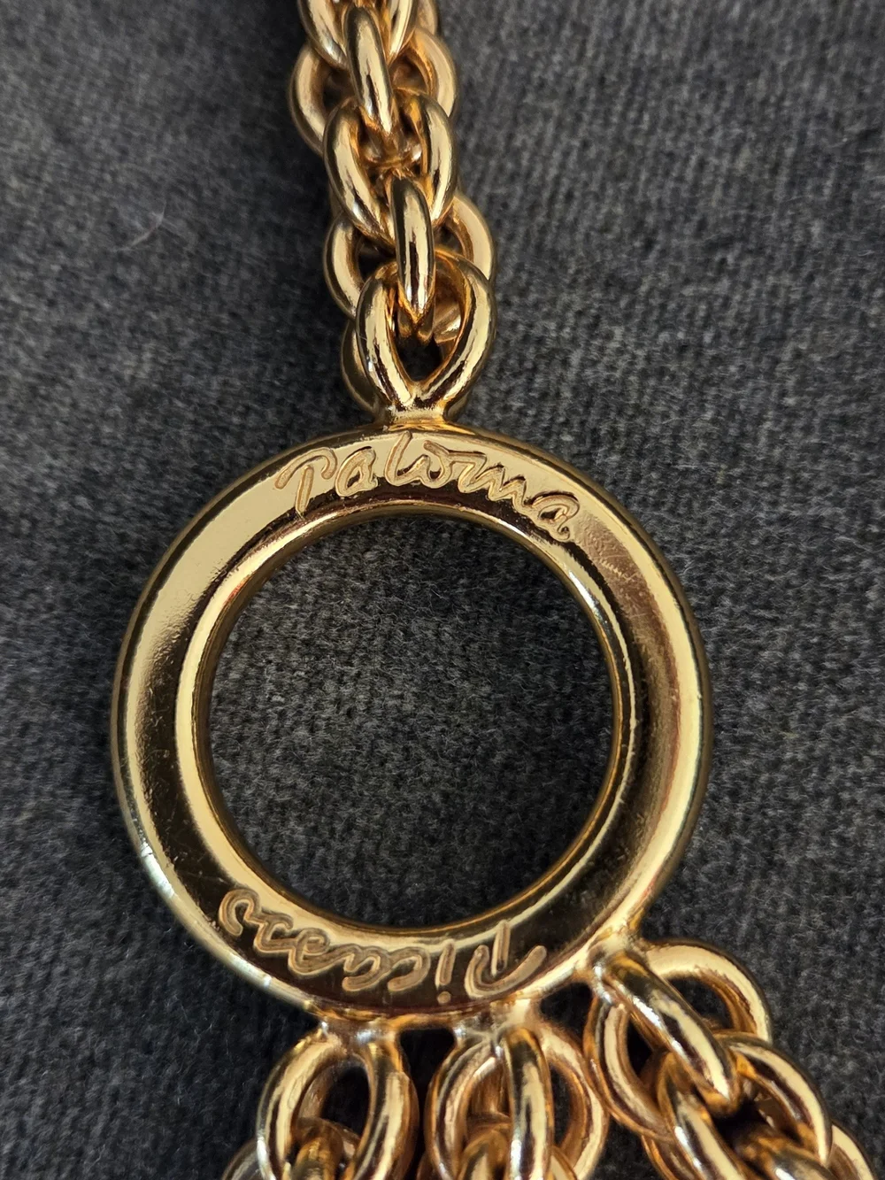Paloma Picasso Gilt Tier Chain Belt